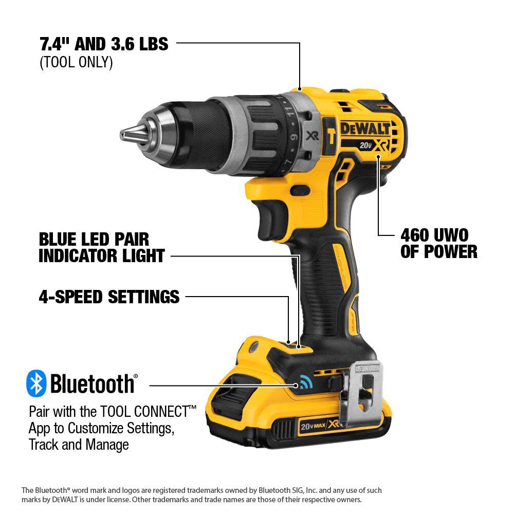 Dewalt bluetooth hotsell hammer drill