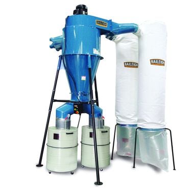Baileigh DC-6000C Cyclone Style Dust Collector 440V 3 Phase 10HP