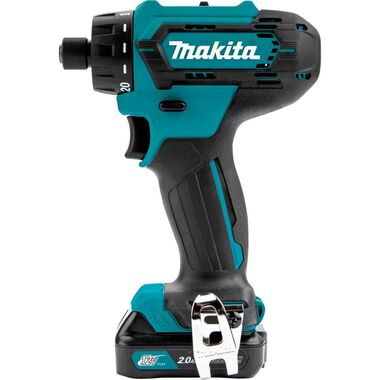Makita 12V Max CXT Lithium-Ion Cordless 1/4 In. Hex Driver-Drill Kit (2.0Ah), large image number 6