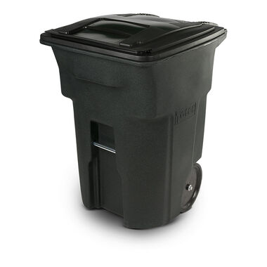 Toter 96 Gallon Trash Can with Smooth Wheels and Lid
