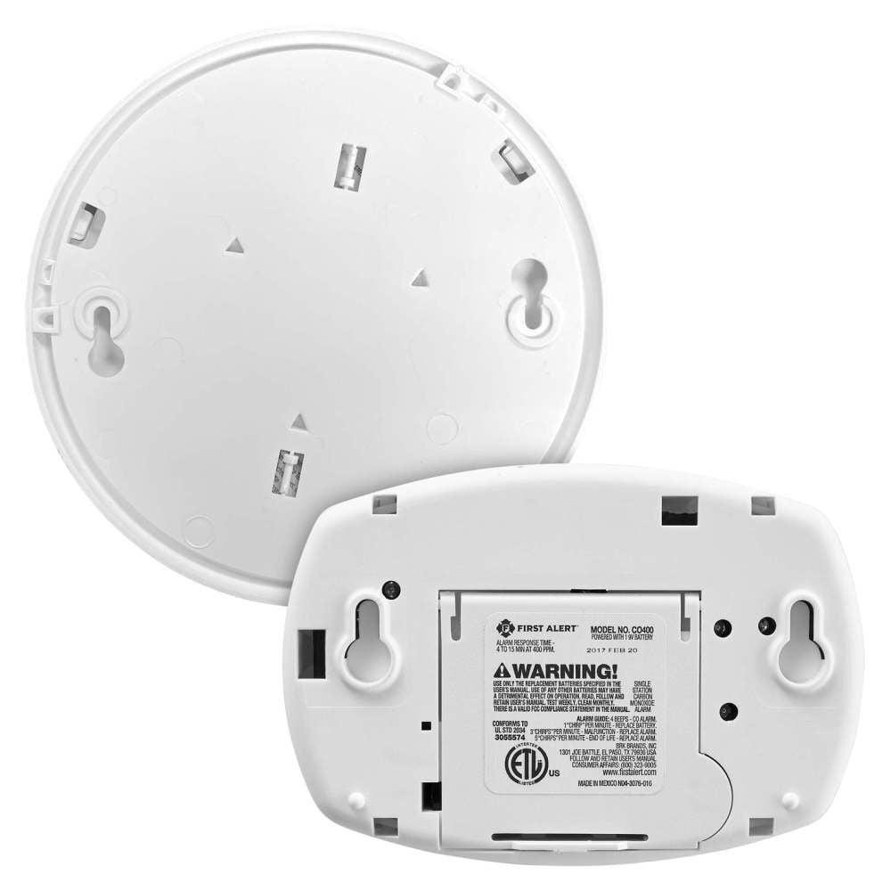First Alert SM210 Battery Combination Smoke & CO400 CO Alarm Value Pack, large image number 6