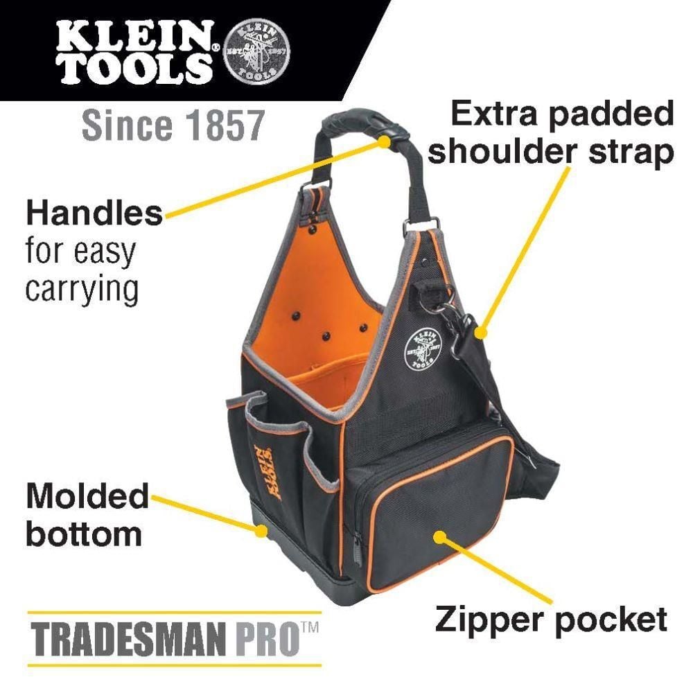 Klein Tools Tradesman Pro 8in Tote, large image number 3