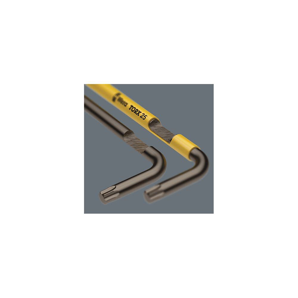 Wera Winkelschlüssel 967 PKL BlackLaser TX 40 X 132 Mm – Innen-Torx-Schraubenschlüssel, Korrosionsgeschützt