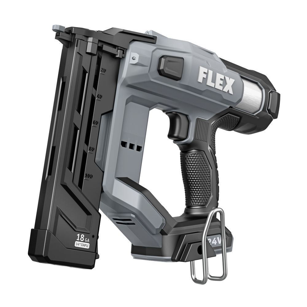 FLEX 24V Cordless 18 Gauge 1/4 Inch Narrow Crown Stapler (Bare Tool), large image number 4