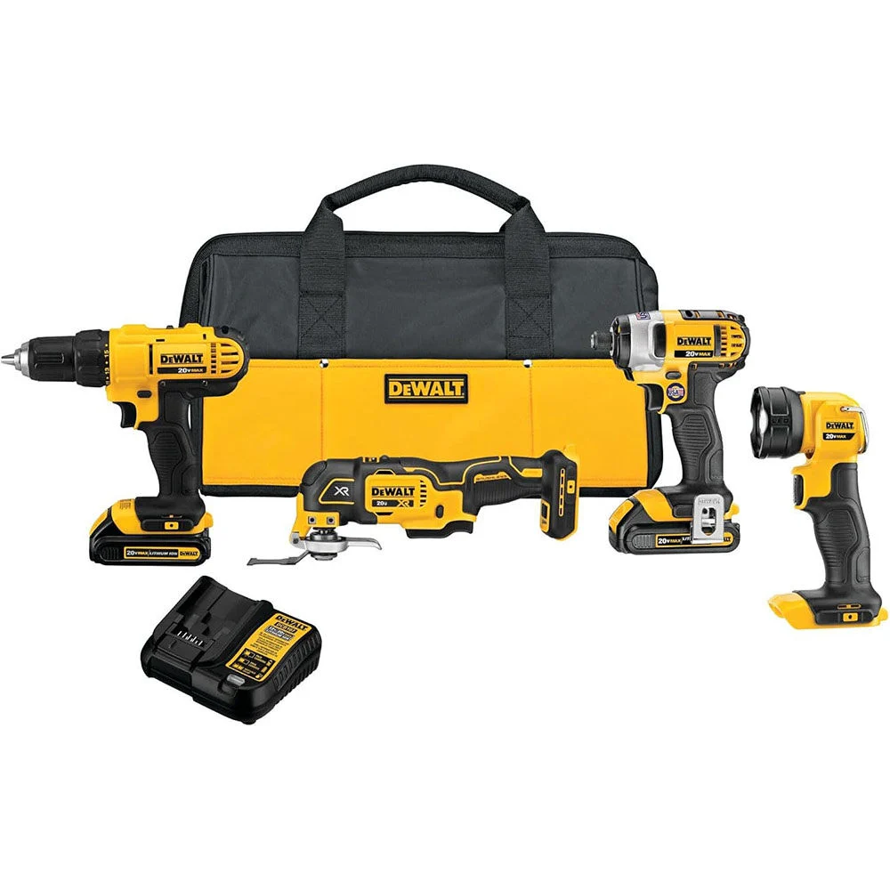 DEWALT 20V MAX 4pc Cordless Combo Kit, large image number 1