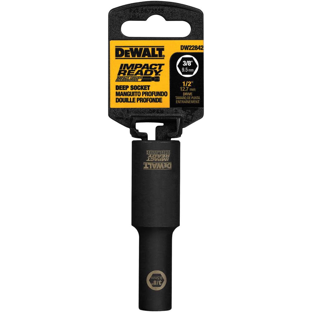 DEWALT 15/16 In. Deep 1/2 In. Drive 6 Pt. Socket, large image number 1