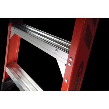 Werner 12 Ft. Type IAA Fiberglass Twin Ladder, large image number 4