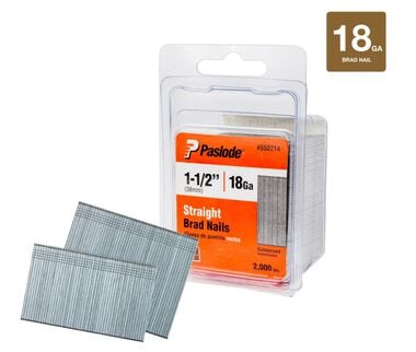 Paslode 1-1/2 In. 18 Gauge Galvanized Finish Nail 2000 Count