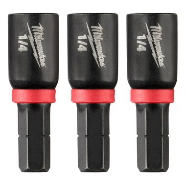 Milwaukee SHOCKWAVE 1/4 in. Insert Nut Driver 3PK