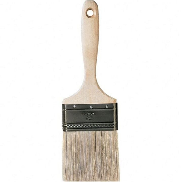 Krylon Rubberset OneCoat White China Natural Bristle Stain/Varnish Brush