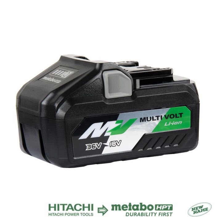 Metabo HPT 18V/36V 4Ah/8Ah Lithium Ion Power Tool Battery Pack with Fuel Indicator