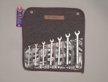 Wright Tool 7 pc. Combination Wrench Set 1/4 In. to 5/8 In. 12 pt, large image number 0
