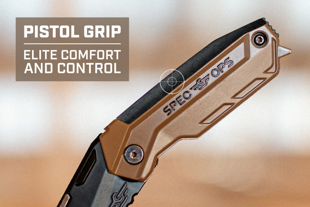 Spec Ops Retractable Blade Folding Utility Knife, large image number 8