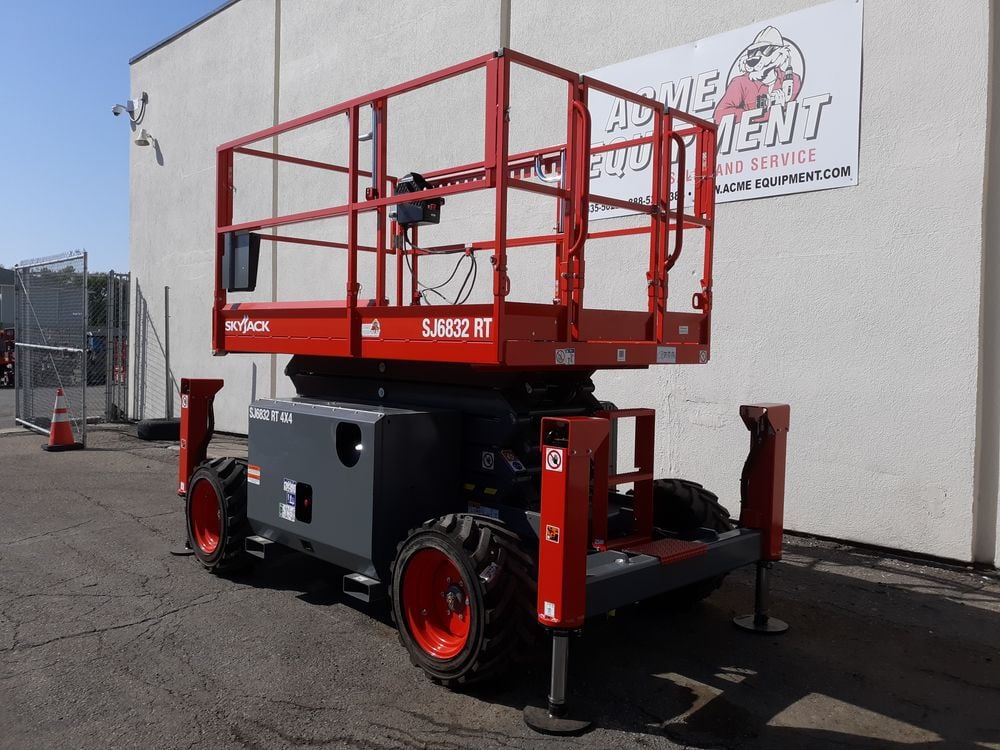 Skyjack Scissor Lift 32' Maximum Platform Height 68in Width Rough Terrain, large image number 11