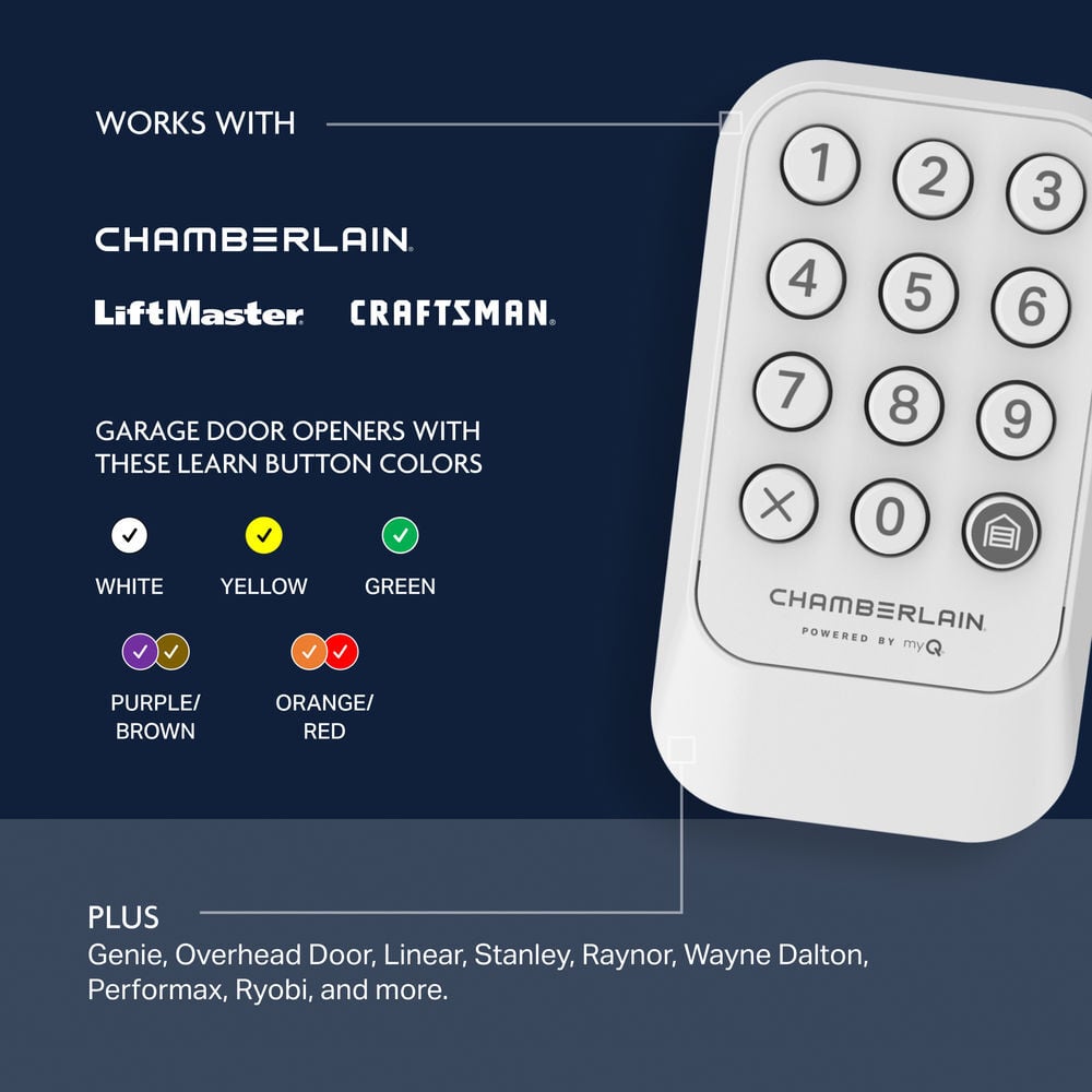 Chamberlain Universal Wireless Garage Door Keypad, large image number 3