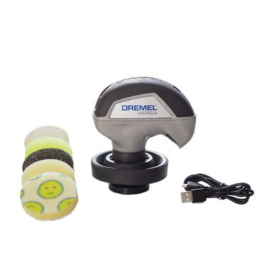 Dremel Versa Power Scrubber with Scrub Daddy Higher Performance Cleaning Pads