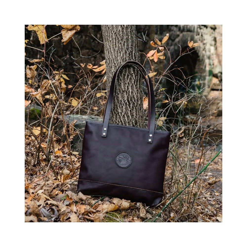 Duluth Pack Black Leather Lakewalk Tote, large image number 2