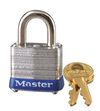 Master Lock 1-1/8 In. (29mm) Wide Laminated Steel Pin Tumbler Padlock Keyed Alike - 7KA, small