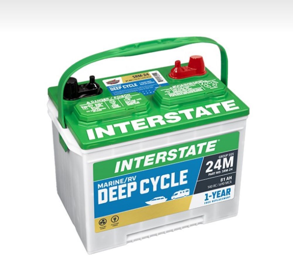 Interstate Batteries Marine RV Deep Cycle Battery 24M 81AH, large image number 2