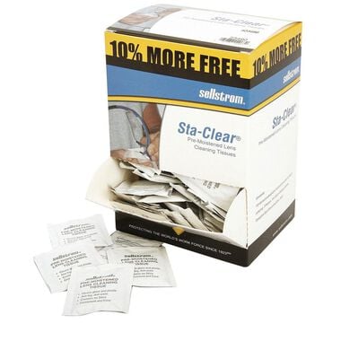 Sellstrom Multi-Purpose Pre-Moistened Non-Alcohol Disposable Surface Cleaning Tissue Packets 110 Tissues/Box