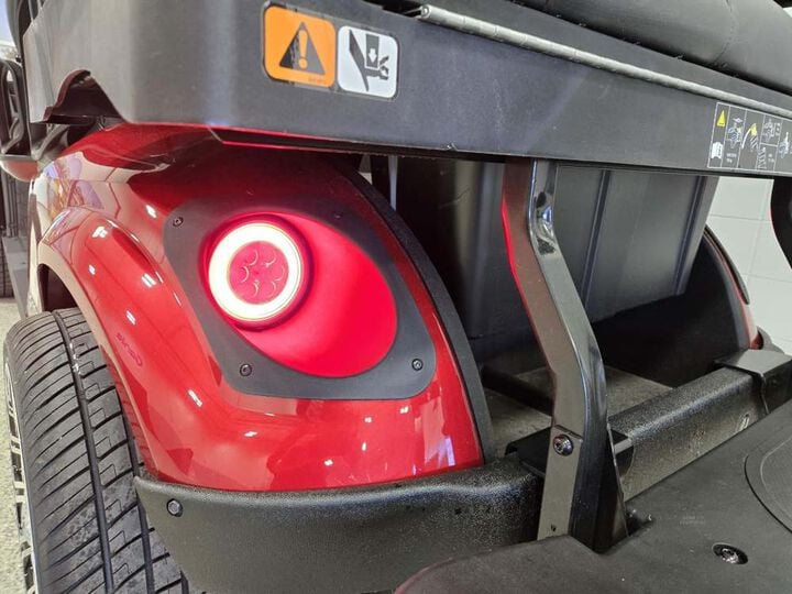 E-Z-GO Express S6 6-Seat Gas Golf Cart Inferno Red, large image number 9