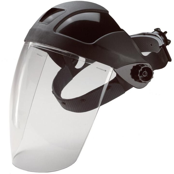Delta Plus E12 Headgear with Clear Polycarbonate Face Shield