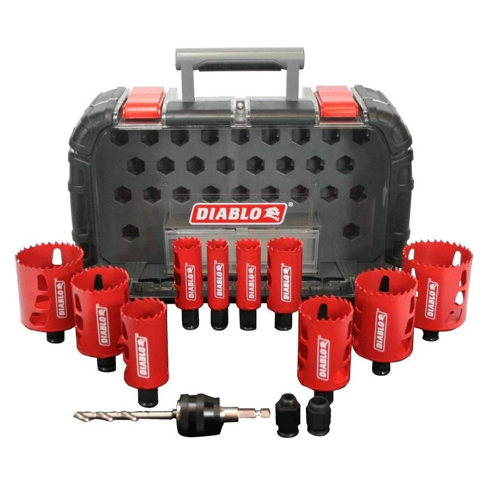Diablo Tools General Purpose Bi-Metal Hole Saw Set 14pc, large image number 1