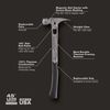Stiletto TIBONE 15oz Smooth/Curved Titanium Framing Hammer, small image number 2