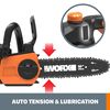 Worx 20V 10 Inch Cordless Chainsaw and TURBINE Blower Combo Kit, small image number 5