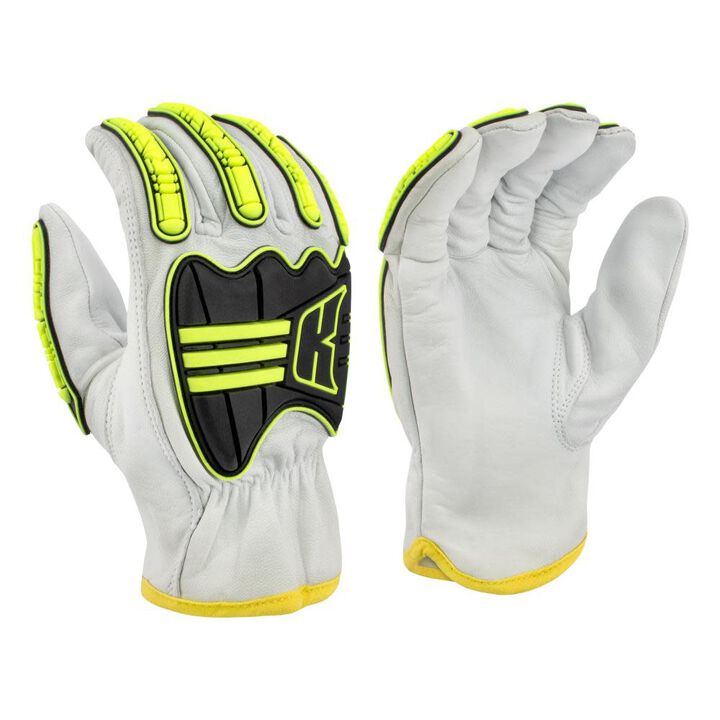 Radians KAMORI A6 White Grain Goatskin Driver, Small