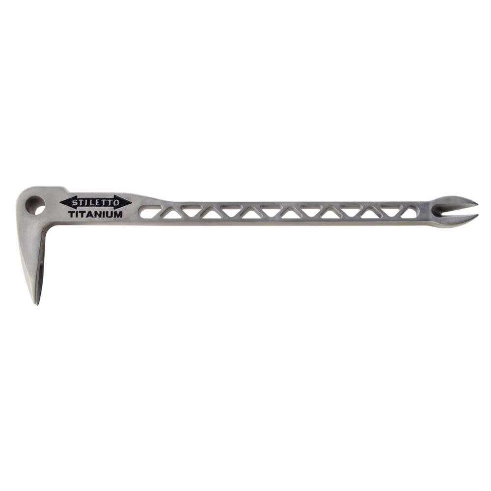 Stiletto Promotional 12 in. Titanium Claw Bar Nail Puller with Dimpler, large image number 1