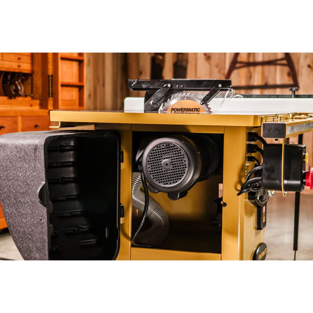 Powermatic 3HP 1PH Table Saw with 50in AccuFence System and RoutR