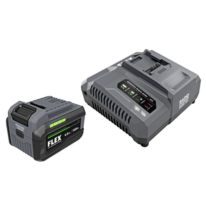 FLEX 24V 6Ah Stacked Lithium Battery Starter Kit, large image number 1