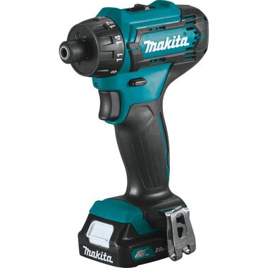 Makita 12V Max CXT Lithium-Ion Cordless 1/4 In. Hex Driver-Drill Kit (2.0Ah), large image number 2