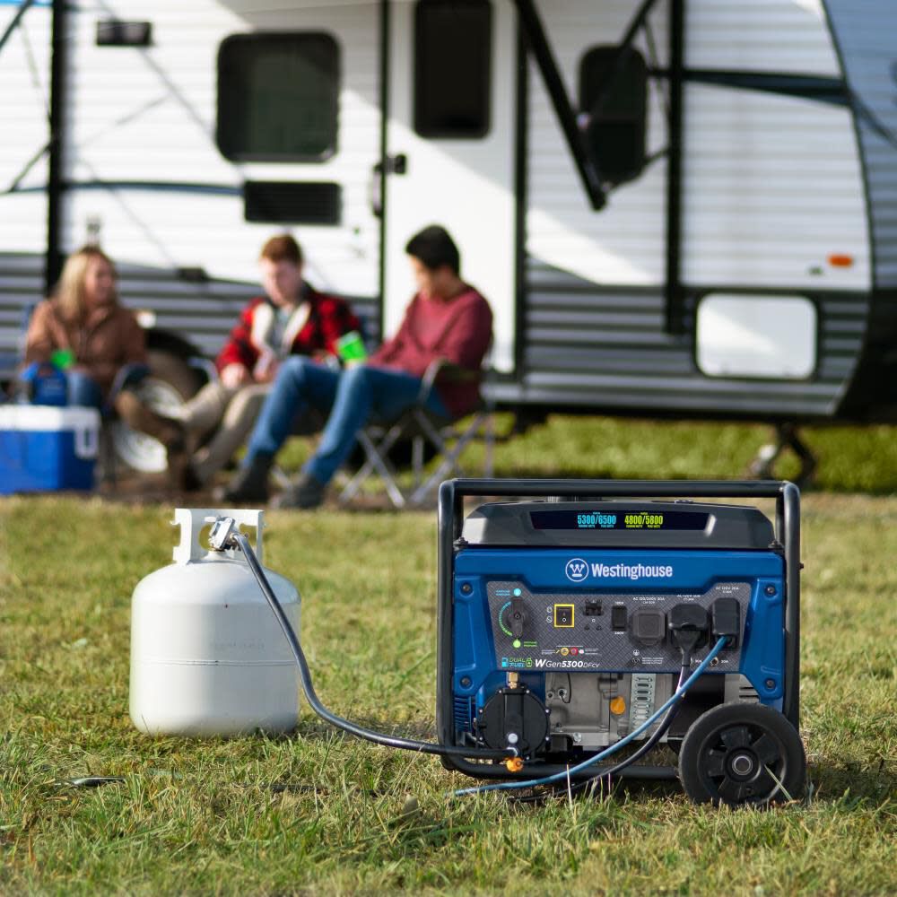 Westinghouse Outdoor Power 6,600 Watt Dual Fuel 49-State Portable Generator with CO Sensor, large image number 3