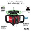 Milwaukee M18 Green Interior Rotary Laser Level Kit with Remote/Receiver & Wall Mount Bracket, small image number 2