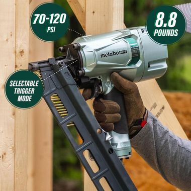Metabo HPT 3 1/4in Round Head Framing Pneumatic Nailer