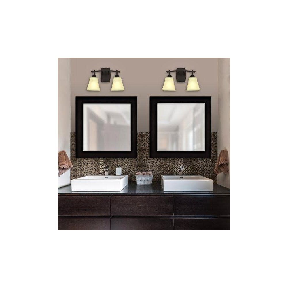 Westinghouse 60W Midori Two Light Indoor Wall Light Fixture, large image number 4
