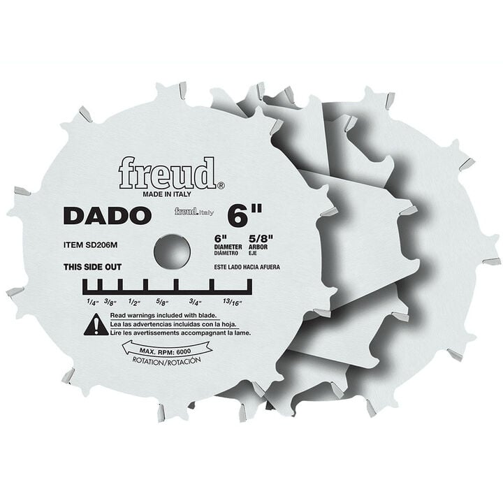Freud 6 In. x 10T Pro Dado Set, large image number 0