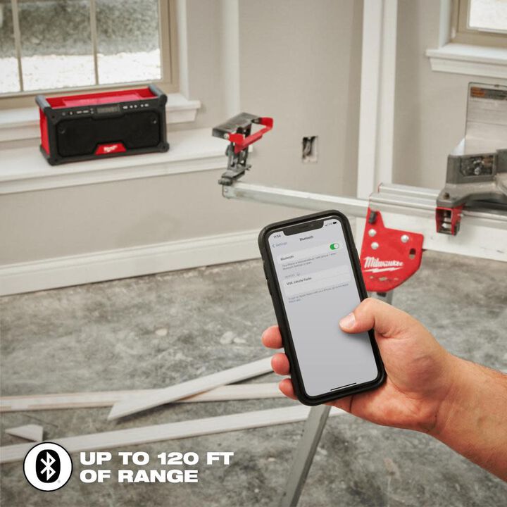 Milwaukee M18 Bluetooth Jobsite Radio Bare Tool, large image number 7
