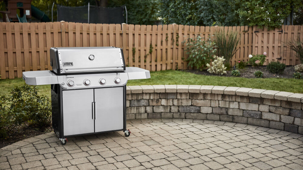 Weber Genesis S-415 Gas Grill (Liquid Propane), Stainless Steel, large image number 2