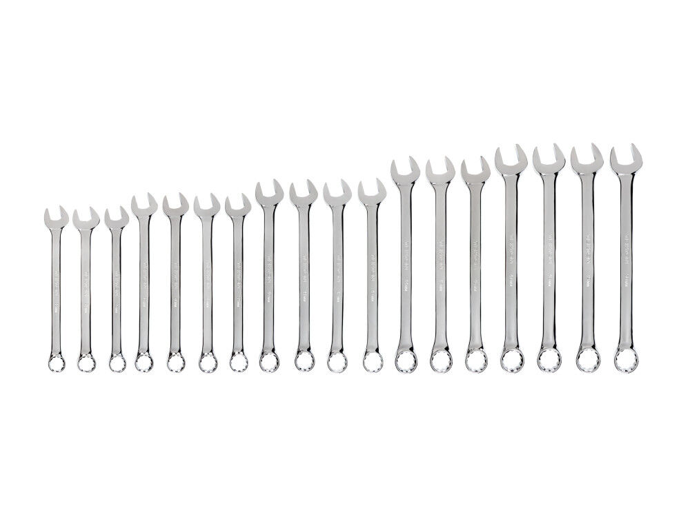 Tekton Combination Wrench Set, 18-Pieces, Sizes: 33 - 50 mm - WCB90215