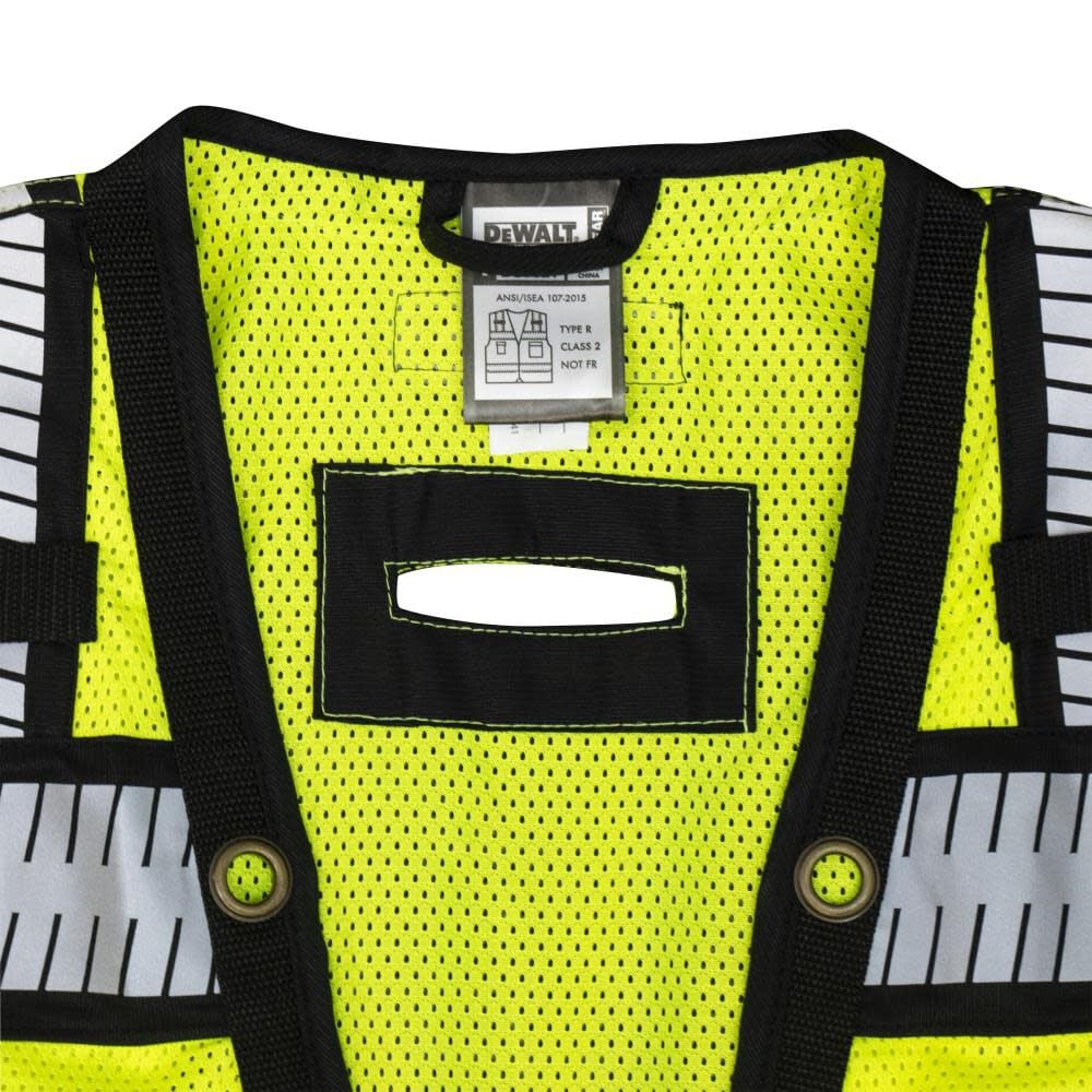 DEWALT Class 2 Heavy Duty Surveyor Vest, Hi-Vis, 2X, large image number 3