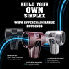 Halder Inc SIMPLEX Plus Starter Kit Rubber & Plastic Head Soft-Face Mallet D80 with 4 Inserts, small image number 3