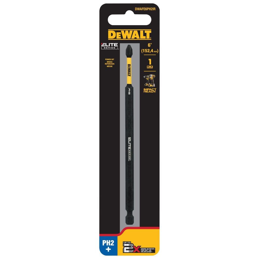 DEWALT ELITE SERIES 6 Inch PH2 Bit, large image number 7