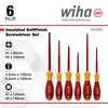 Wiha Insulated SoftFinish Cushion Grip Screwdrivers Set 6 Piece, small image number 3