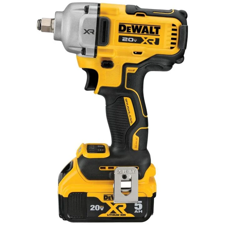 DEWALT 20V MAX XR 1/2in Mid Range Impact Wrench Kit with Hog Ring Anvil, large image number 3