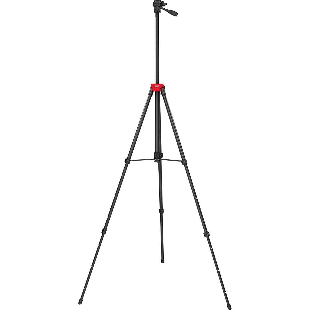 Milwaukee M12 Green 360-Degree 3-Plane Laser Kit, 165 Foot Laser Line Detector, 360 Laser Bracket, Laser Track Clip, PACKOUT Tool Box, & 72 Inch Laser Tripod, large image number 7