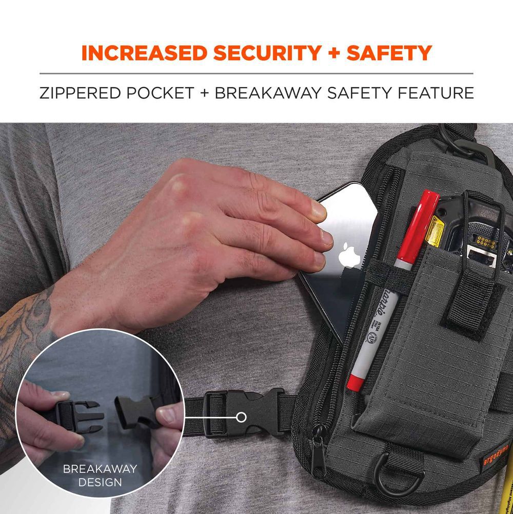 Ergodyne 3145 Barcode Scanner Chest Harness Orange, large image number 6