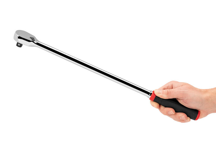 Tekton 1/2 Inch Drive x 18 Inch Non-QR Comfort Grip Long Ratchet, large image number 5